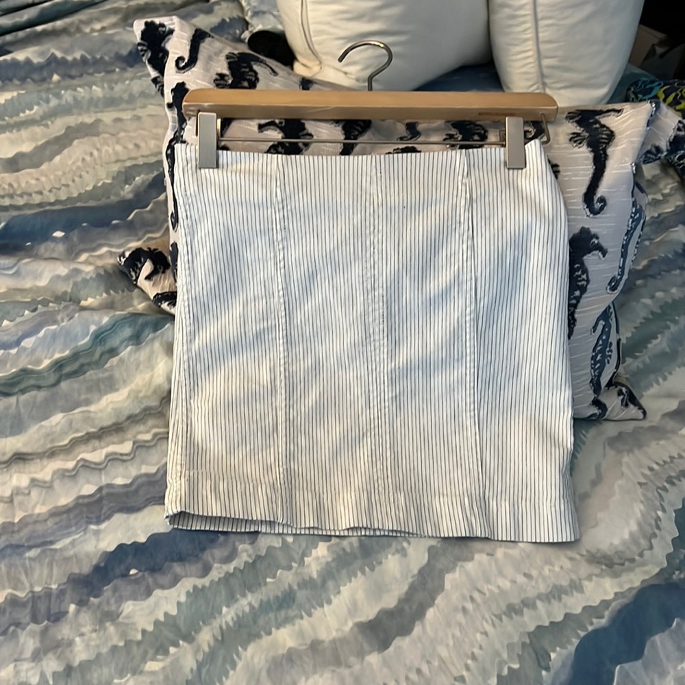 White free people size 0 skirt !